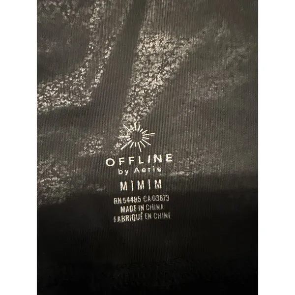 Offline by Aerie High Rise Faux Leather Leggings Sz‎ M - Image 6