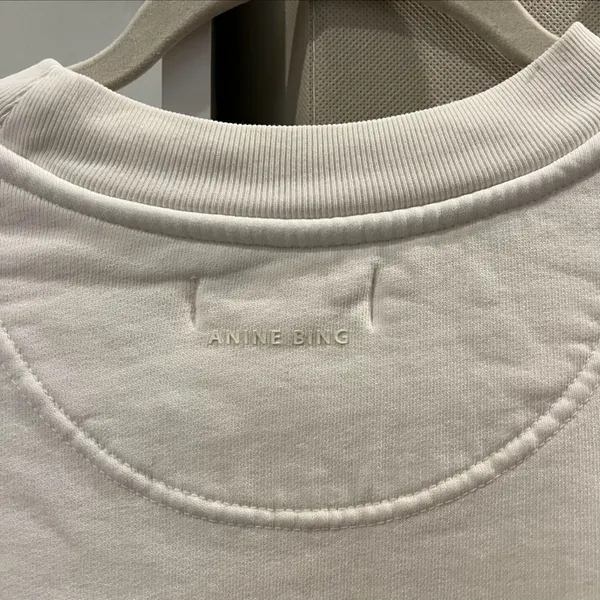 Anine Bing Jaci Rio de Janeiro Graphic Sweatshirt in White - Image 6