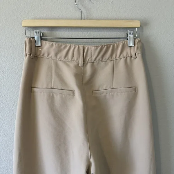 Abercrombie & Fitch Brown Tailored Trouser Pants High Rise Office Career Medium - Image 5