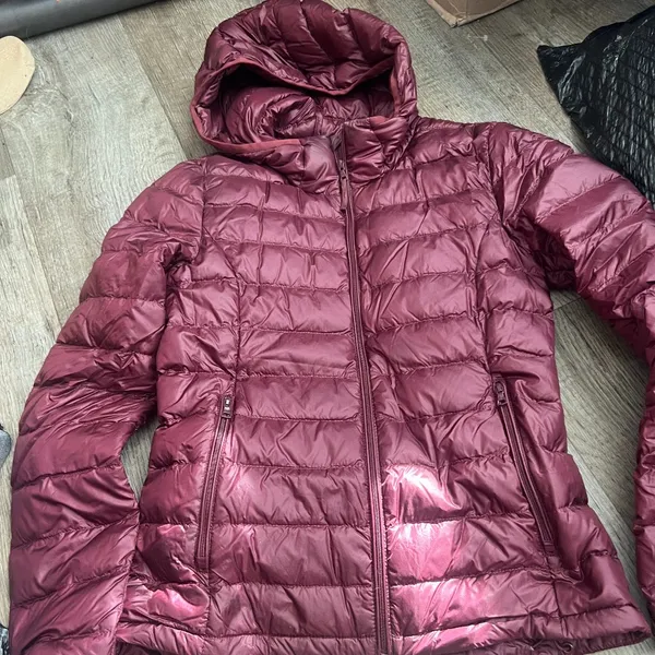 Aritzia TNA Purple Down Packable‎ Botanie Puffer Jacket XS - Image 2