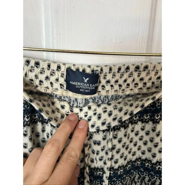 American eagle Wide Leg Printed Pants S Boho - Image 2