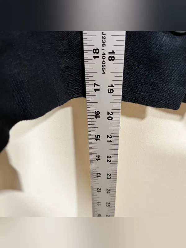 NWT Abercrombie & Fitch 100% linen black One Button Cropped Blazer size S - Image 5