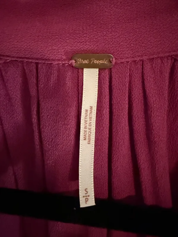 Free People Little Bit of Love in Raspberry - Image 3