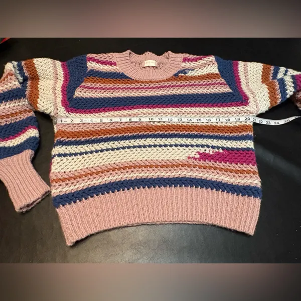 Altar'd State Multicolor Striped Sweater size Small - Image 10