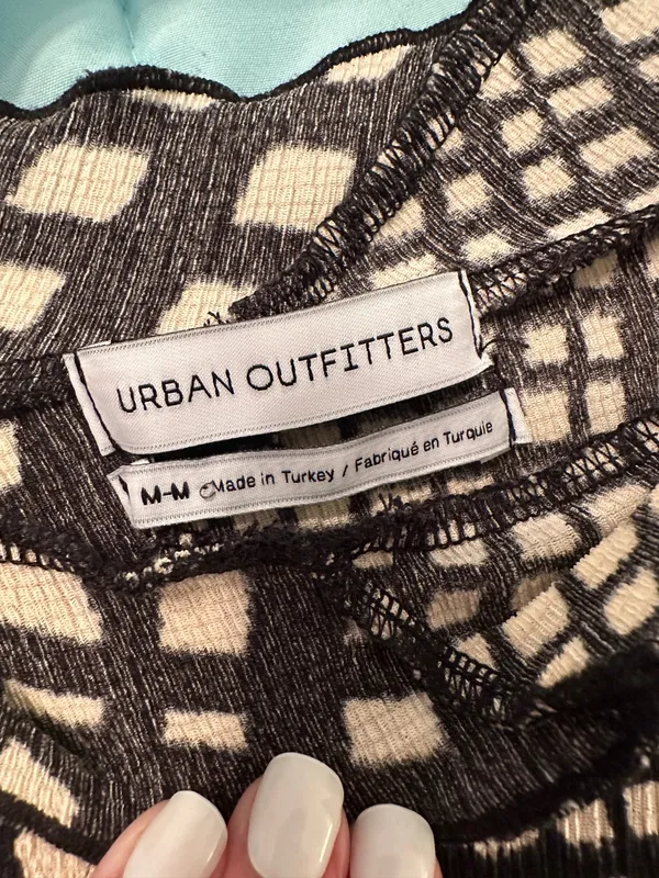 Urban Outfitters Nina Spliced Bodycon Mini Dress - Image 4