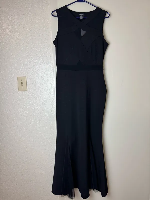 Candalite Black Mermaid Maxi Dress NWT Size M - Image 2