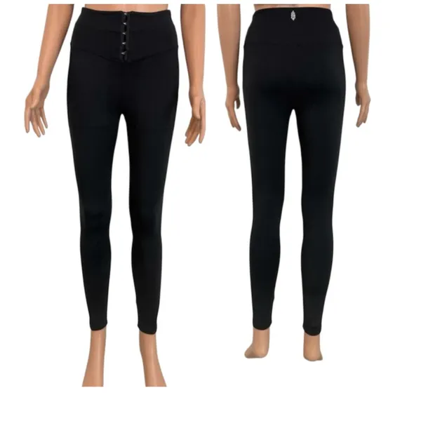Free People FP Movement XS high rise Hooked on You corset legging P 2706 - Image 2