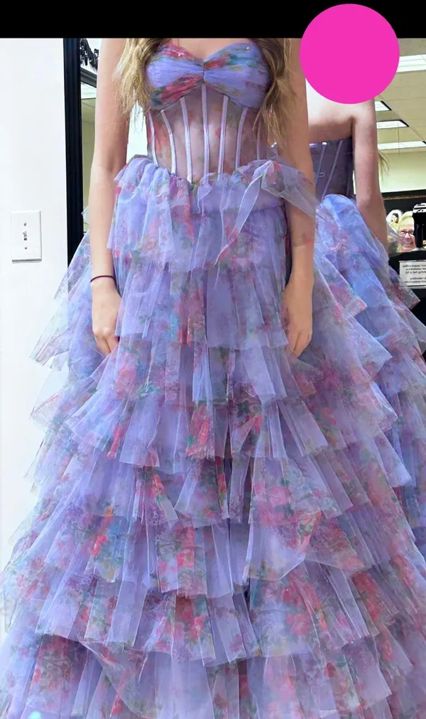 Jovani Prom Dress Purple - Image 3