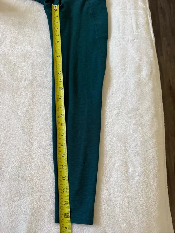 Beyond Yoga Beyond The Bump Maternity Leggings XS Teal High Waist - Image 8