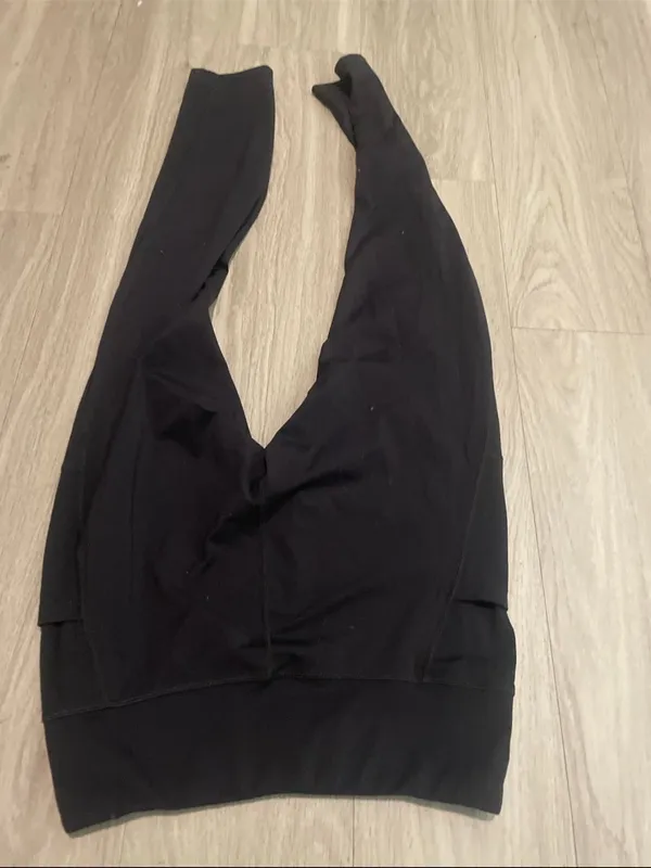 Black High-Waist Active Leggings - Image 3
