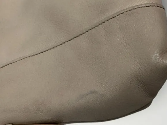 Cole Haan Beige Leather Crossbody Handbag - Image 8