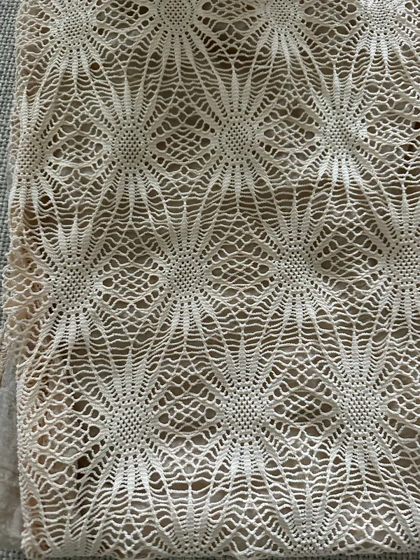 Crochet Scarf Tan - Image 4