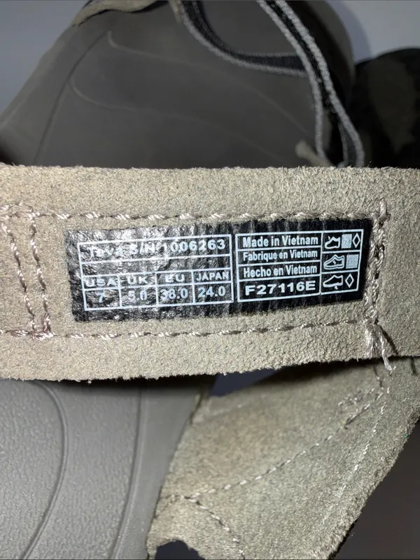 Teva women’s Black and Gray Adjustable Strap Sandals - Image 7