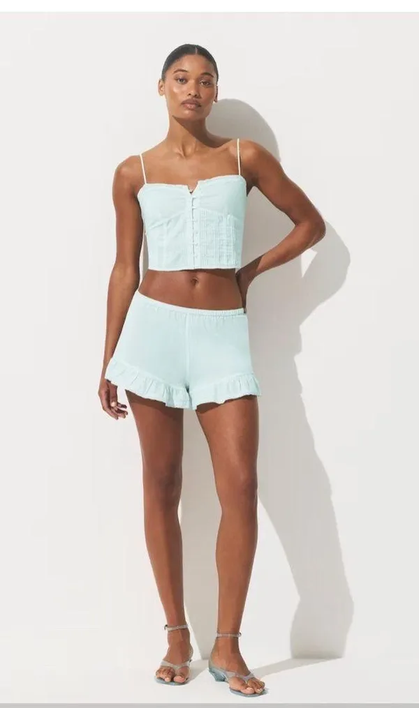 SKIMS Frost Blue Shorts - Image 9