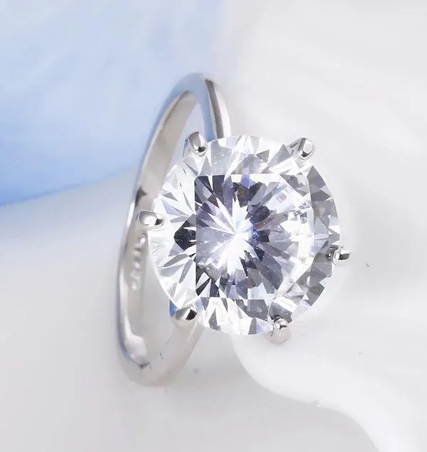 5ct halo 4.5 5 6 7 8 9 10 Diamond - Image 3