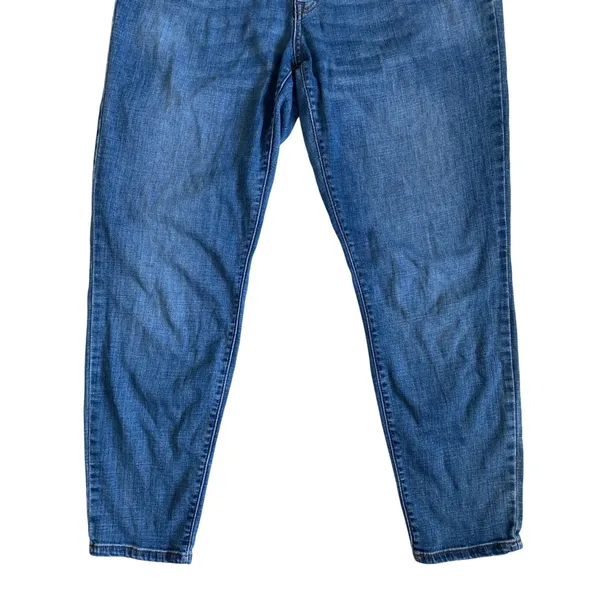 Frye Womens Blue Tapered Leg Stretch‎ Denim Jeans Size 10 WMS9BDP03 - Image 8