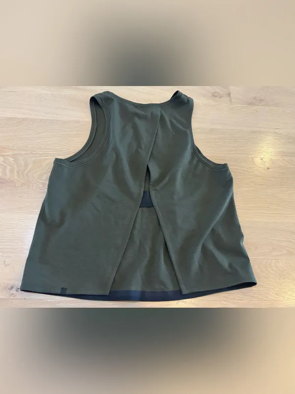 Lululemon Minimal Tank Dark Olive MEASUREMENTS - Image 8