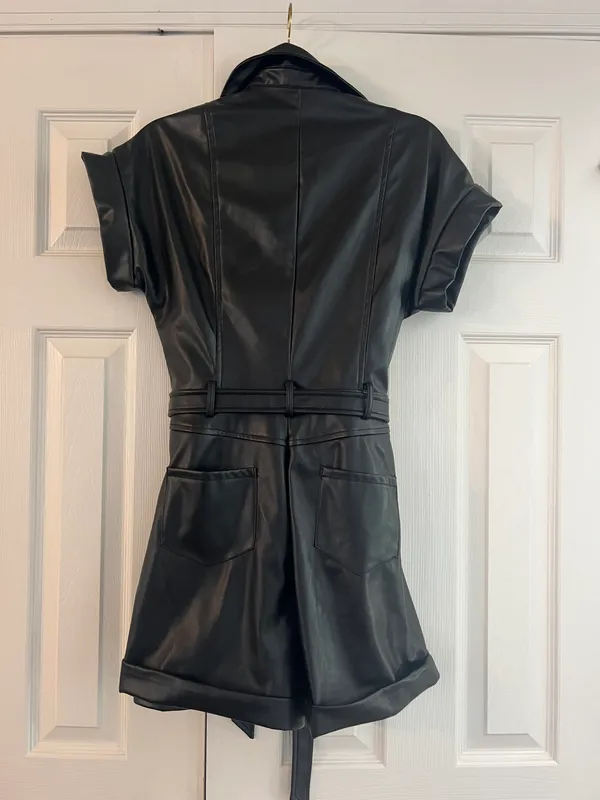 BCBGeneration Black Gameday Romper Small - Image 2