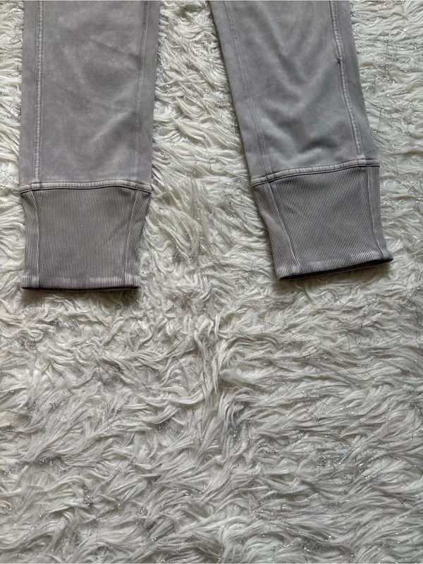 Lululemon Athletica Washed Gray Women’s Cropped High-Waist Leggings Size 4 - Image 12