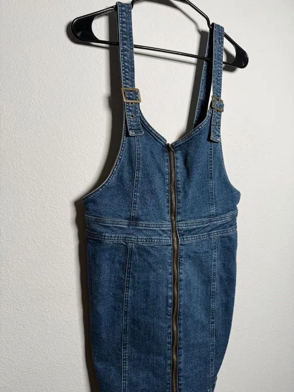 PACSUN Denim Overall Dress - Image 2