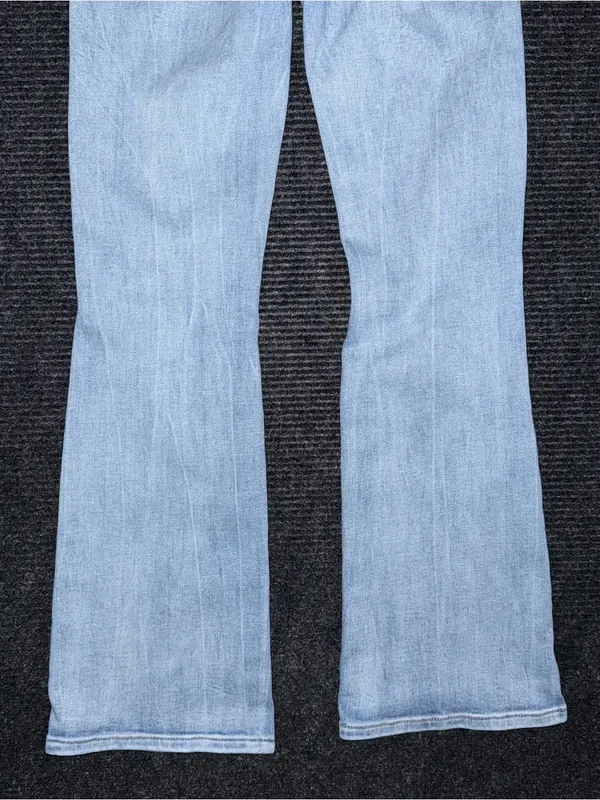 Buckle Black Fit 53 Bootcut Stretch Jeans 24x32 Light Wash Distressed BBW6514R - Image 6