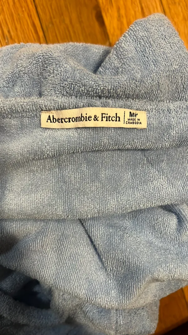 Abercrombie Blue Terry Cloth Mini Dress - Image 4