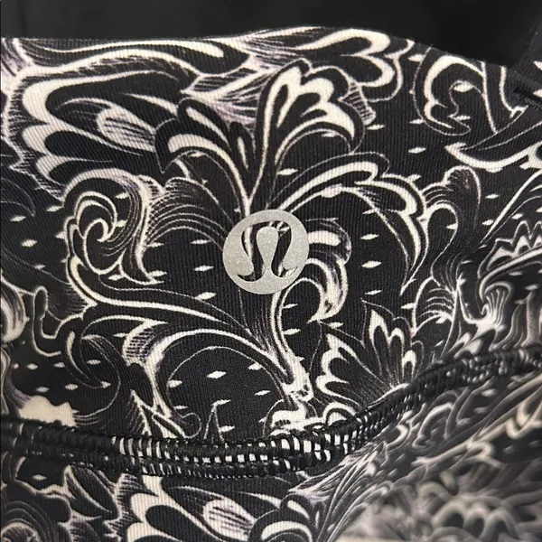 Lululemon Black & White Sports Bra - Image 3
