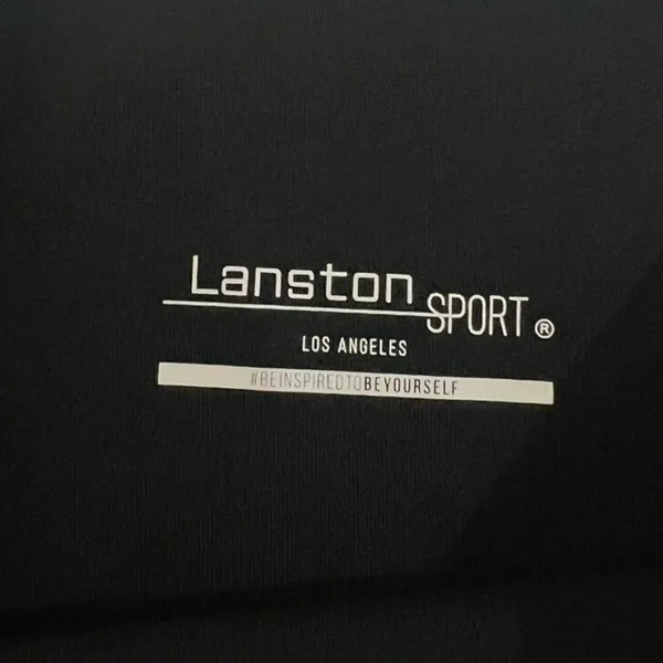 NWT Lanston Sport High Rise Colorblock Leggings Black Teal Purple Small - Image 4