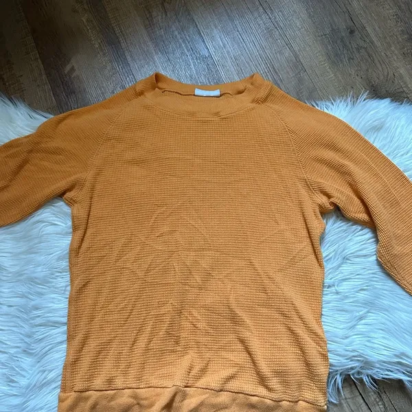 ARITZIA TNA Waffle Long Sleeve Top - Image 3