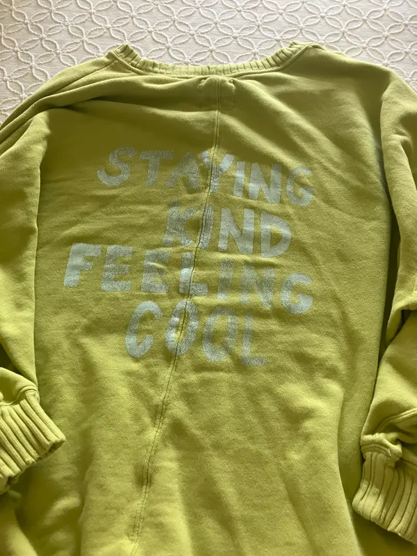 Aerie Distressed Oversized Crewneck - Image 3