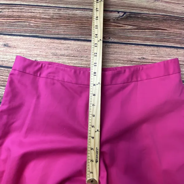 Kasper Womens Pink Straight Leg Dress Pants Size 10P Petite Casual Barbiecore - Image 2