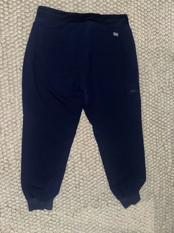 Navy blue FIGS technical collection scrub jogger pants - Image 5