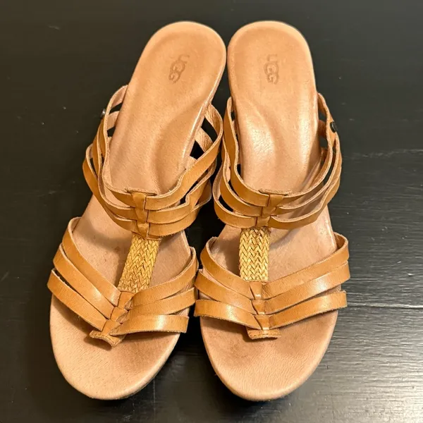 UGG Women's Brown Strappy Sandals - Image 2