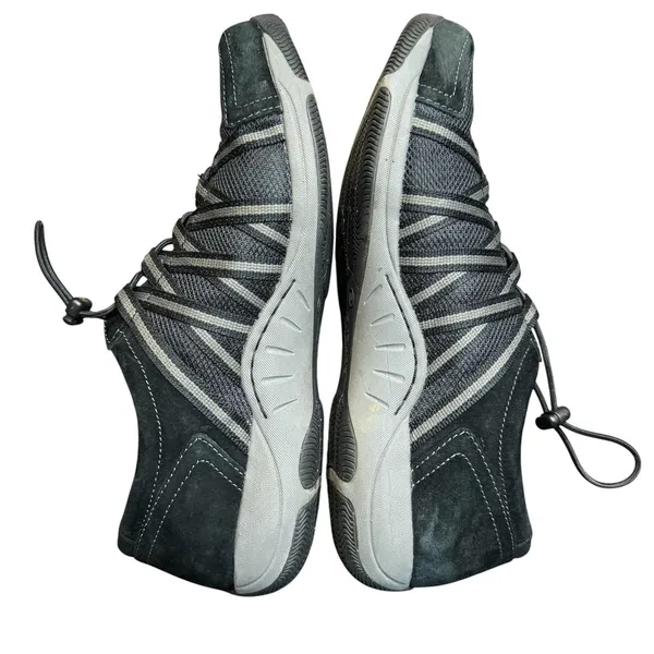 Dansko Shoes Womens Size 9.5 Gray Leather Mesh Lace Up‎ Comfort Walking Sneakers - Image 5
