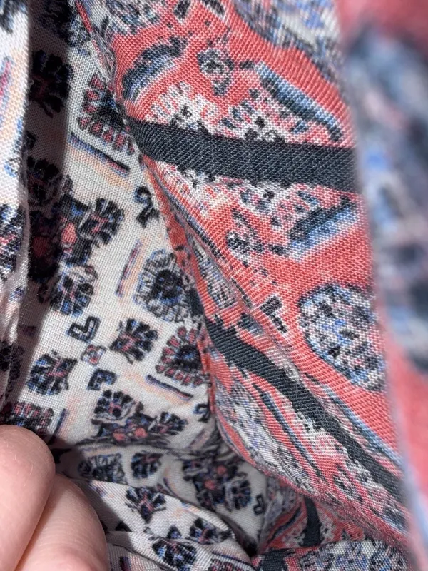 American Eagle Outfitters Printed Viscose Jogger Pants Size M - Image 3