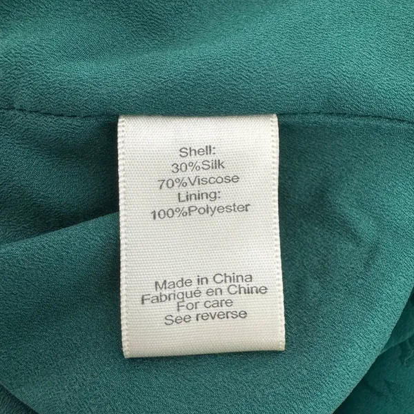 Ronny Kobo Carissa Dress Small Green‎ Silk Blend Ruched Floral Jacquard Cocktail - Image 12