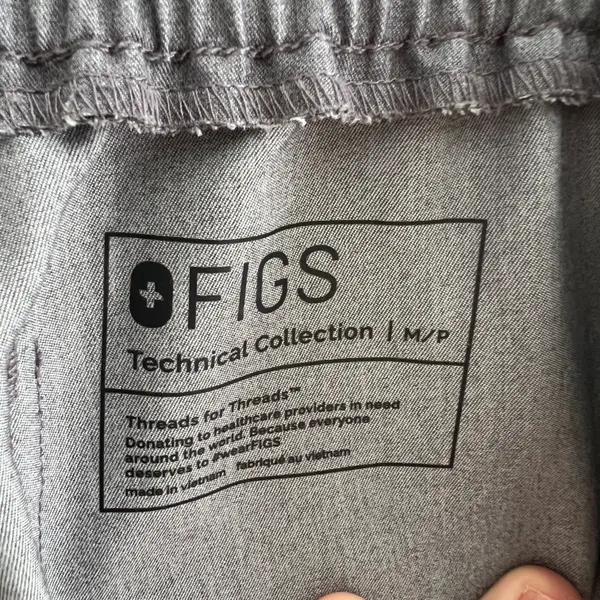 FIGS - Yola Skinny Scrub Pants Graphite Medical Nurse Doctor Petite - Image 6