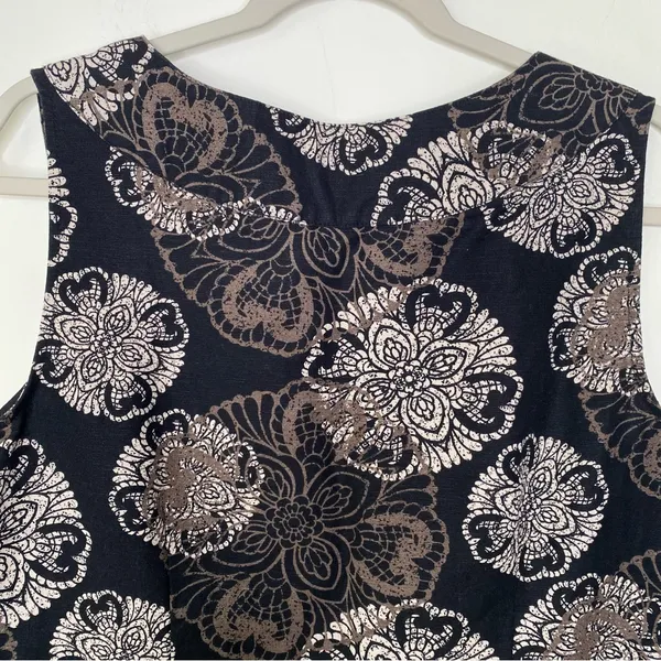 212 Collection Linen Cotton Floral Shift Dress Sz 14 - Image 6