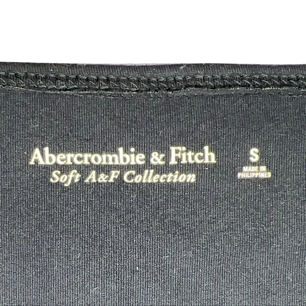 Abercrombie‎ & Fitch Bra Free Seamless Deep V Bodysuit Black Small - Image 6
