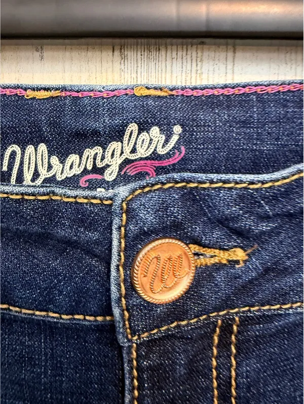 Wrangler Women’s Bootcut Jeans 5x34 Dark Wash Stretch Western Y2K - Image 5