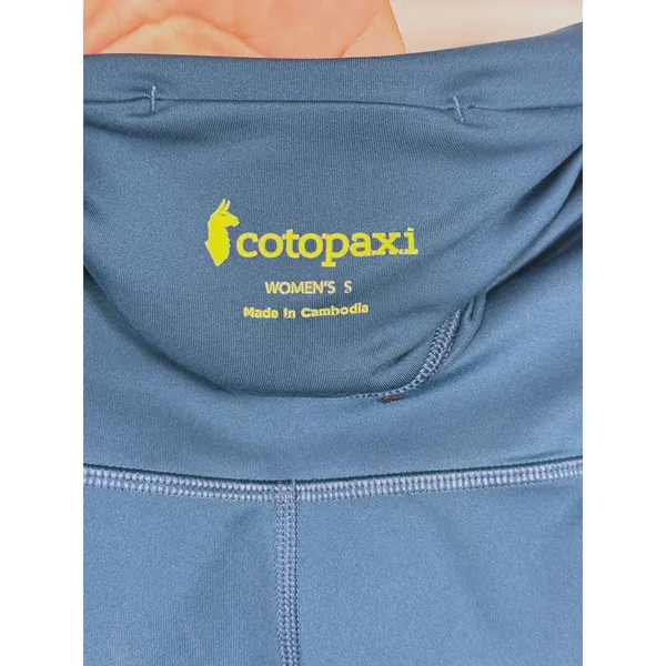 Cotopaxi Womens Cerro Travel Tight Legging Size Small Teal Hiking Outdoor Sporty - Image 4