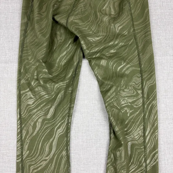 Fabletics Leggings Womens XS Green Ankle PowerHold Yoga Gym Pants Compression - Image 11