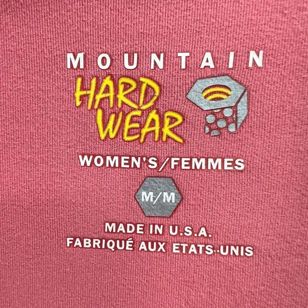 Mountain Hardwear Pullover Womens M Salmon Pink Half Zip Lightweight Sweatshirt‎ - Image 12