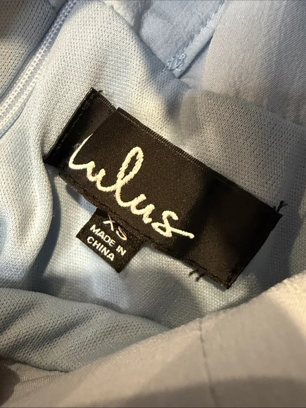 Lulus Light Blue Mini Dress Size XS - C8-136 - Image 6
