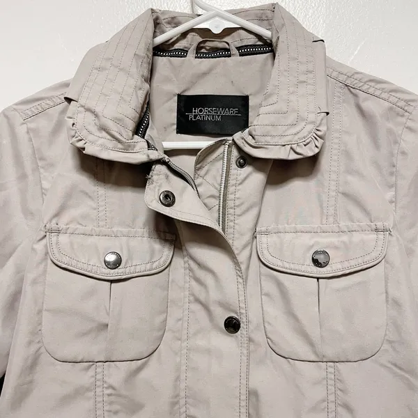 Horseware Platinum Tan Rain Jacket Brown - Image 5