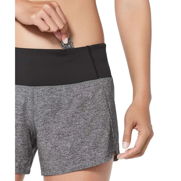 Lululemon Run Times Mid-Rise Short 4" Heather Lux Multi Black - Image 5