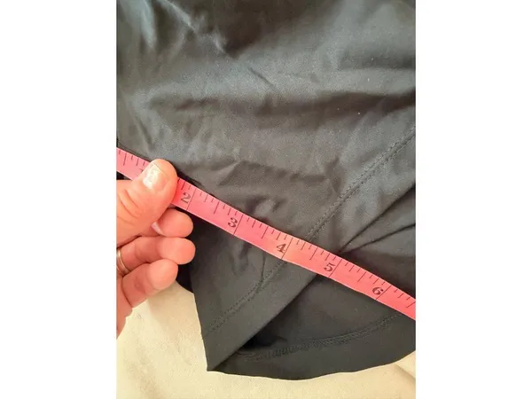 Halara L long Womens High-Waist Black Athletic Shorts With Built-In Shorts Size - Image 6