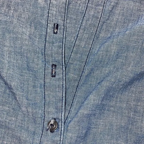 AG Adriano Goldschmied CottonChambray‎ Denim Romper Sleeveless Large - Image 6