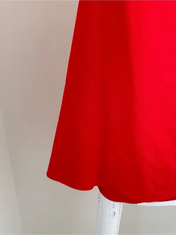 Cotton Candy LA Red Linen Keyhole Dress Size Medium - Image 16