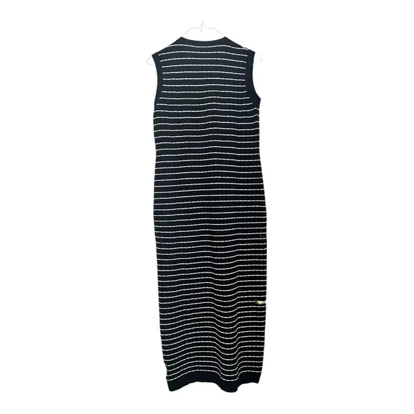 Commense Striped Metal Button Long Sweater Dress Medium Sold Out online - Image 6